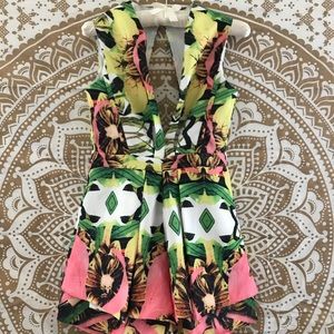 Floral Romper, Size S